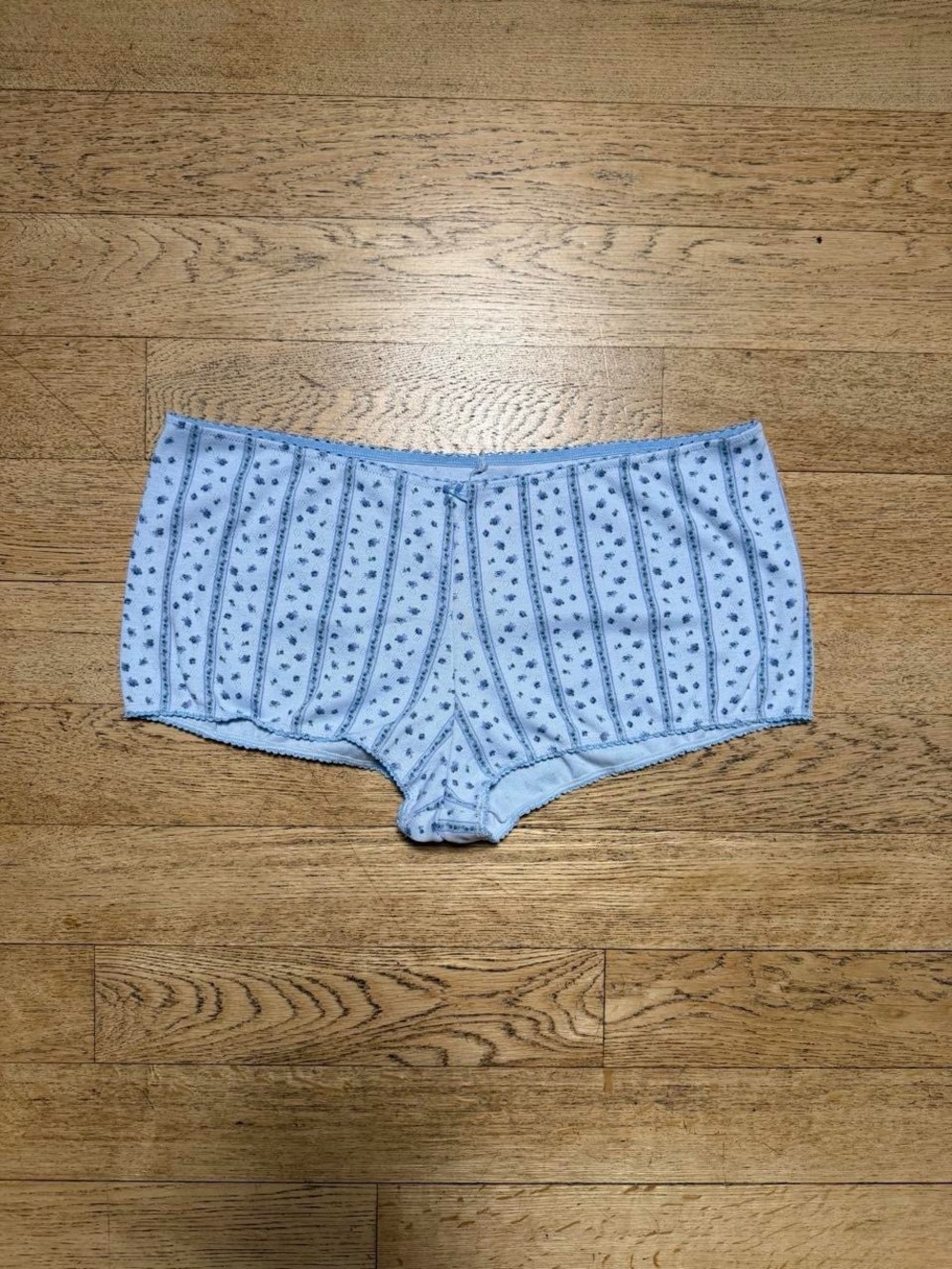 Aeropostale Light Blue Floral Boyshorts
